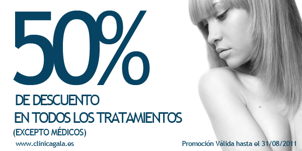 Promoción 50% hasta el 31/08/201
