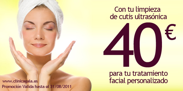 Promoción Limpieza de Cútis Ultrasónica agosto 2011