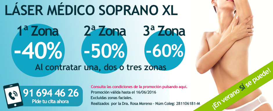 depilación médica soprano xl