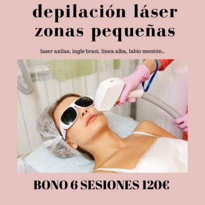 depilación laser zonas pequeñas